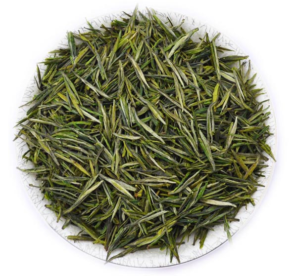 綠茶珍品婺源茗眉 條索緊結苗挺細秀，湯色黃綠鮮亮
